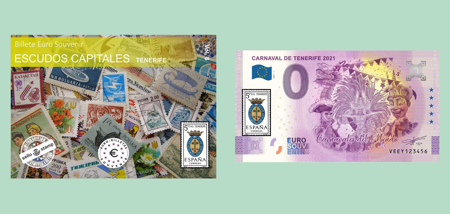Collector's pack serie Escudos Capitales España, 6 billetes