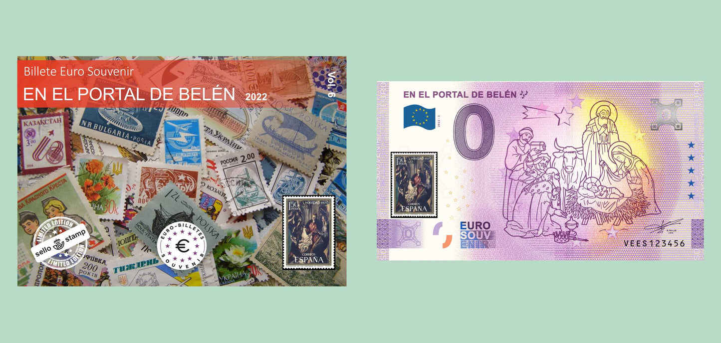 Collector's pack serie Sellos Momentos España, 6 billetes