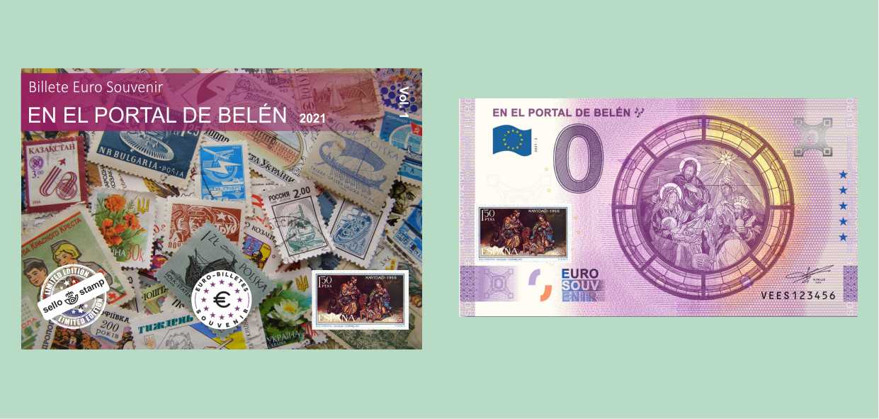 Collector's pack serie Sellos Momentos España, 6 billetes
