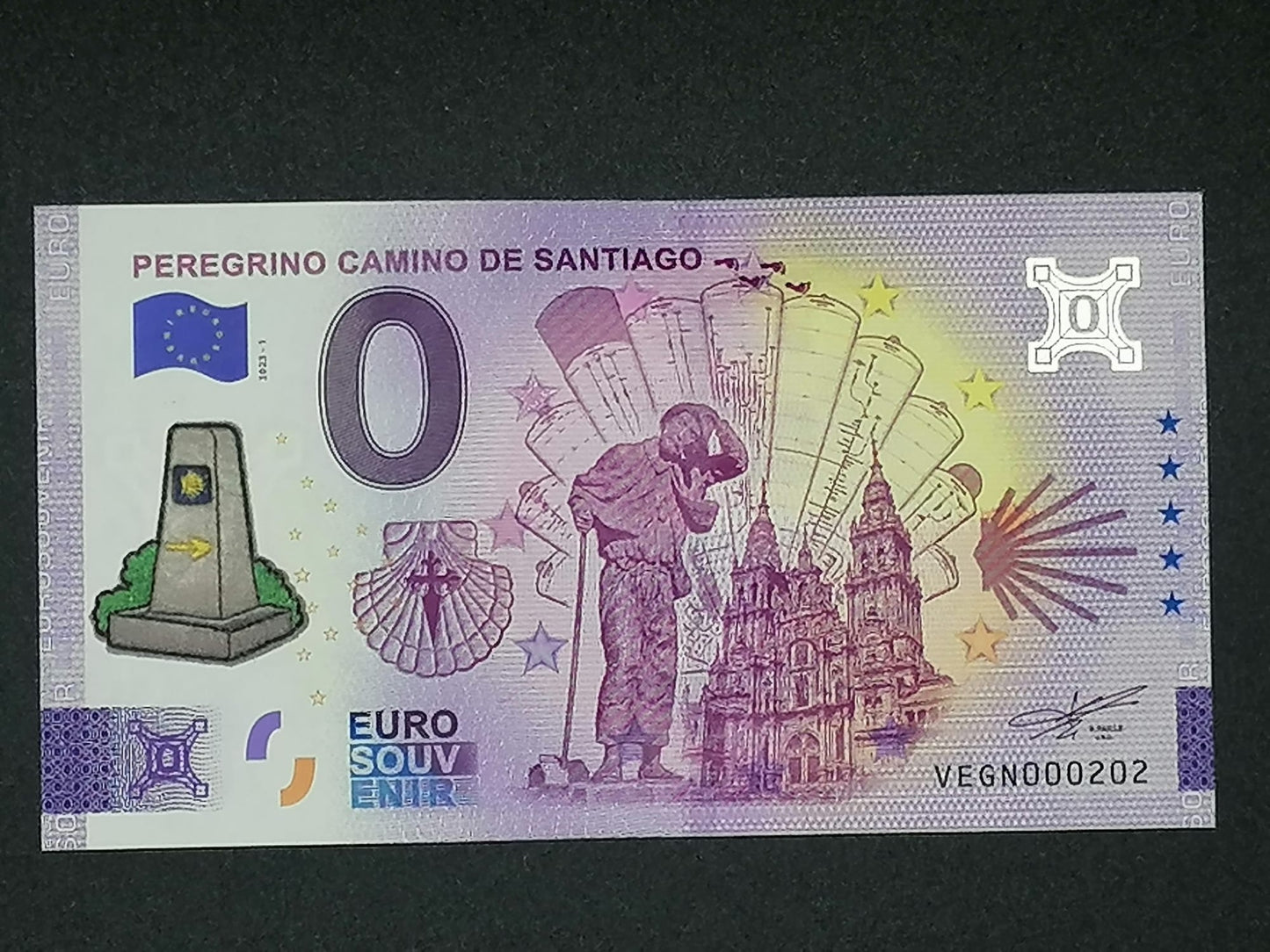 Edición 2023 - Pack Peregrino Camino de Santiago 3 billetes sellados