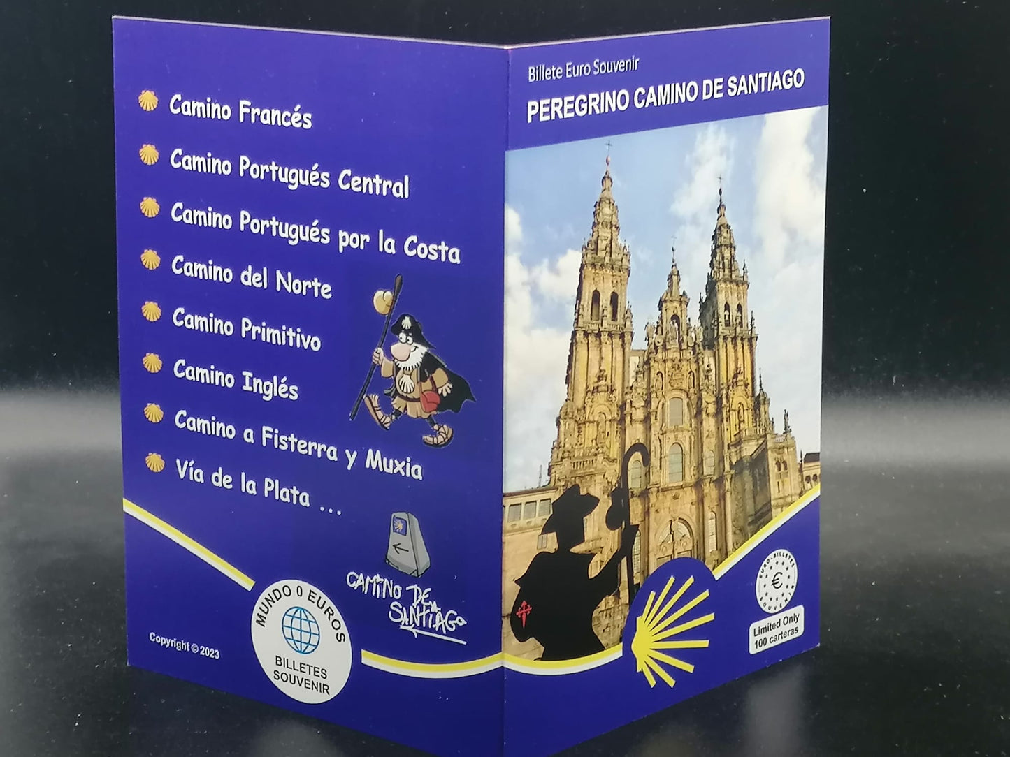 Edición 2023 - Pack Peregrino Camino de Santiago 3 billetes sellados