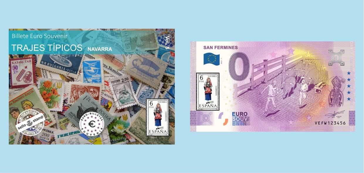 Collector's pack serie Trajes Regionales, 6 billetes misma terminación