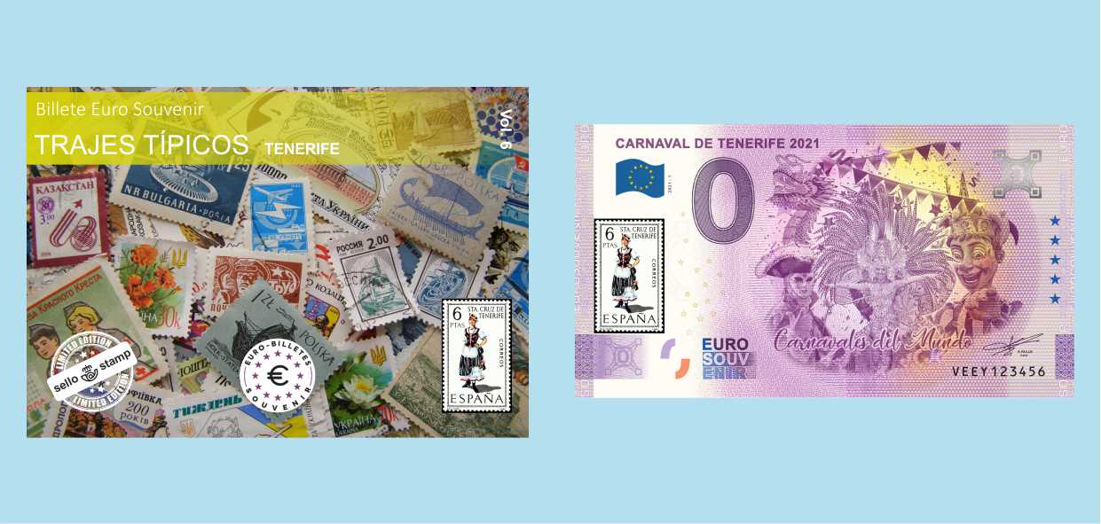 Collector's pack serie Trajes Regionales, 6 billetes misma terminación