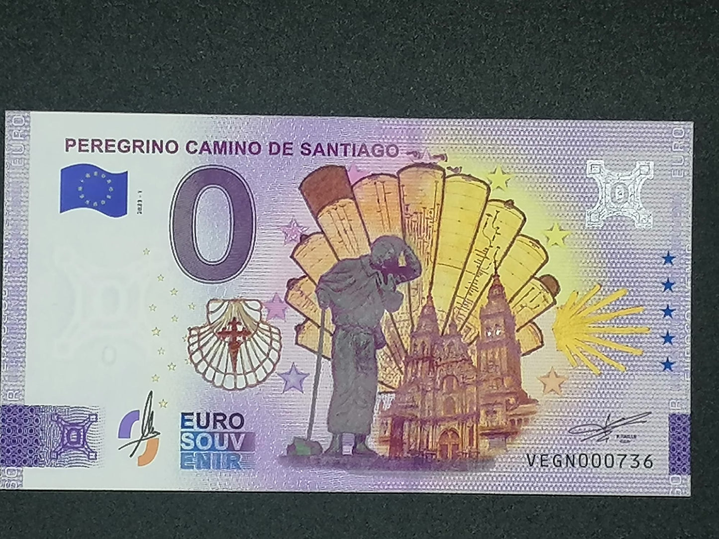 Edición 2023 - Peregrino Camino de Santiago Pintado a mano