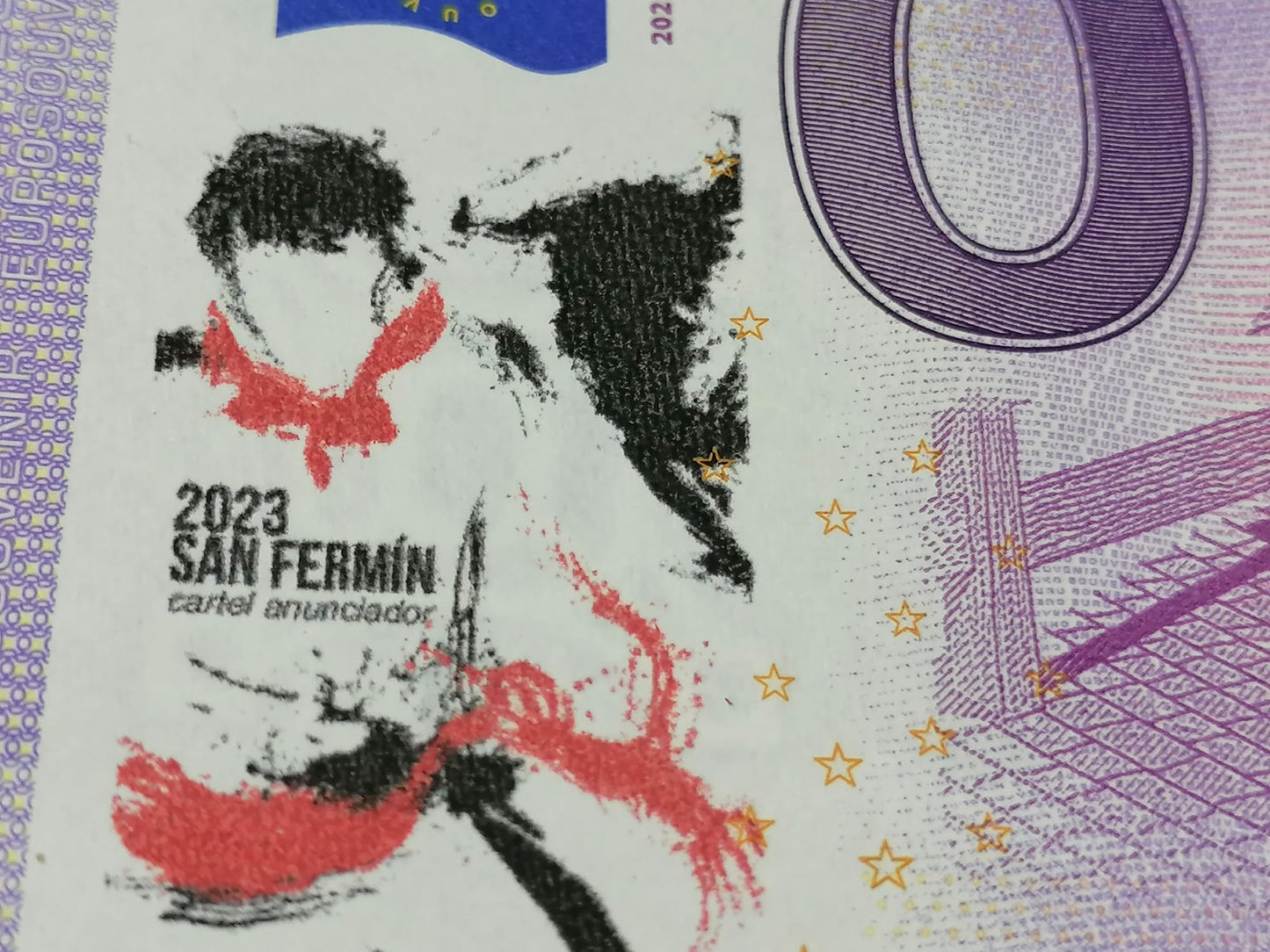 Edición 2021-1 San Fermines en Díptico sellado cartel san fermin 2023