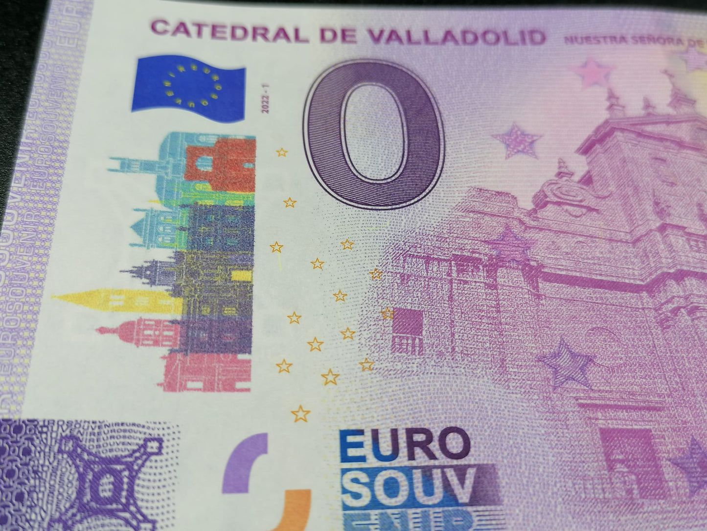 Edición 2022 PACK CATEDRAL DE VALLADOLID 4 billetes, 1 pintado a mano