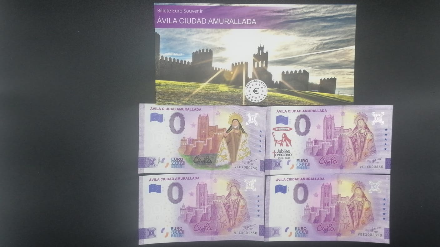 Edición 2022 - Pack Ávila Ciudad Amurallada (1x normal 1x aniversario 1x pintado a mano 1x sellado) color