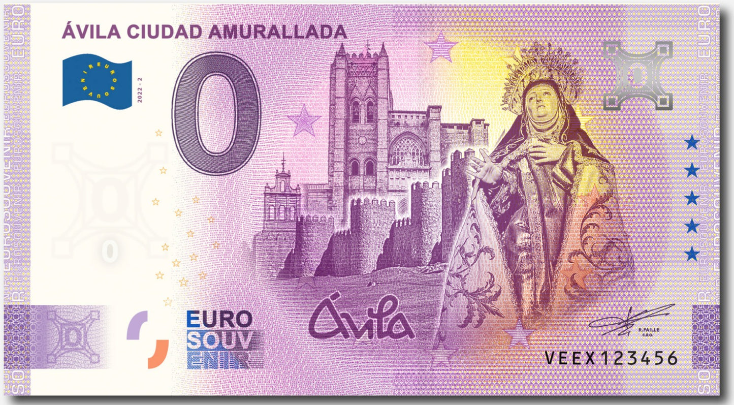 Edición 2022 - Pack Ávila Ciudad Amurallada (1x normal 1x aniversario 1x pintado a mano 1x sellado) color