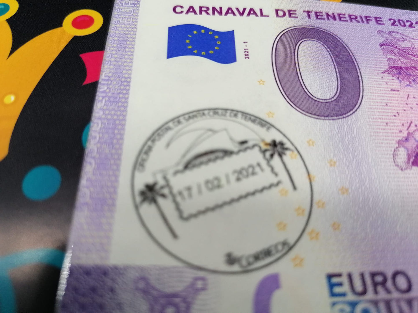 Edición 2021 Souvenir Carnaval de Tenerife Ed. Limitada sello correos