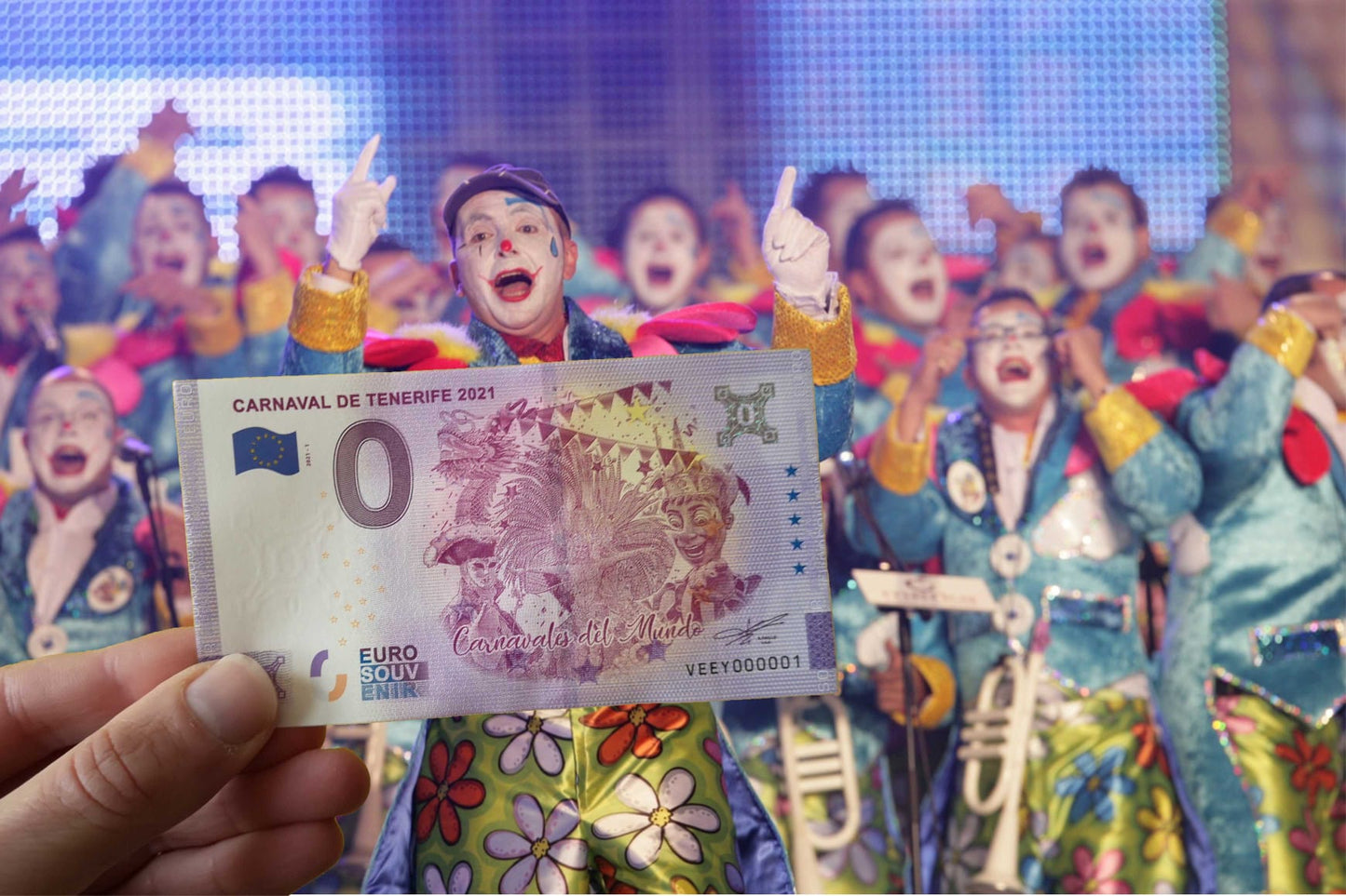Billete Euro Souvenir - CARNAVAL DE TENERIFE 2021