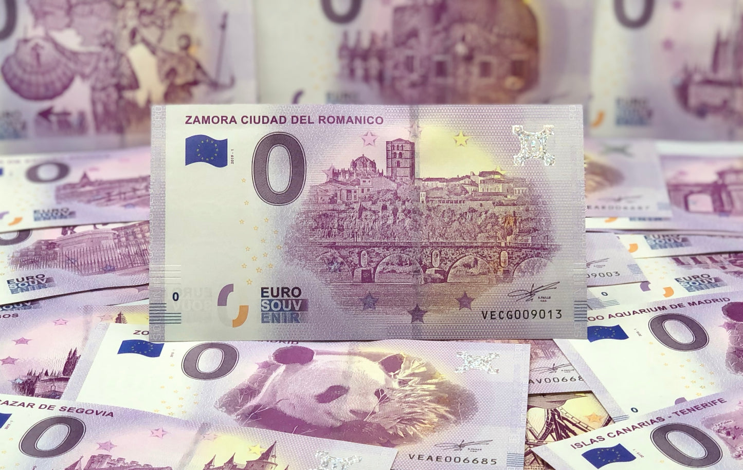 Bilhete Eurosouvenir Zamora Cidade do Românico
