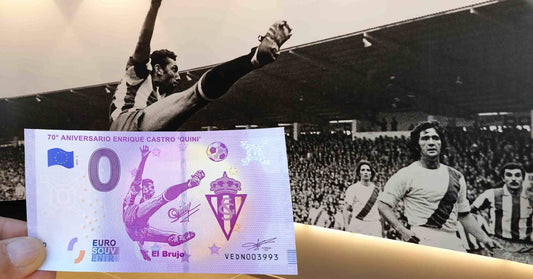 Imprimen un billete de 0 euros en homenaje a Quini