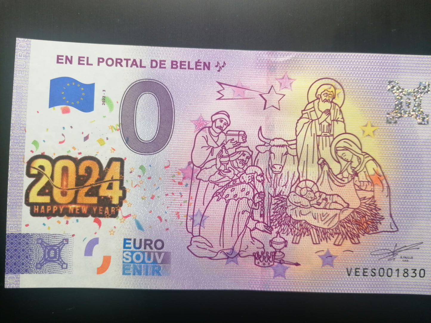 Edición Collectors  Portal de Belén 2022 sellado happy new year 2024