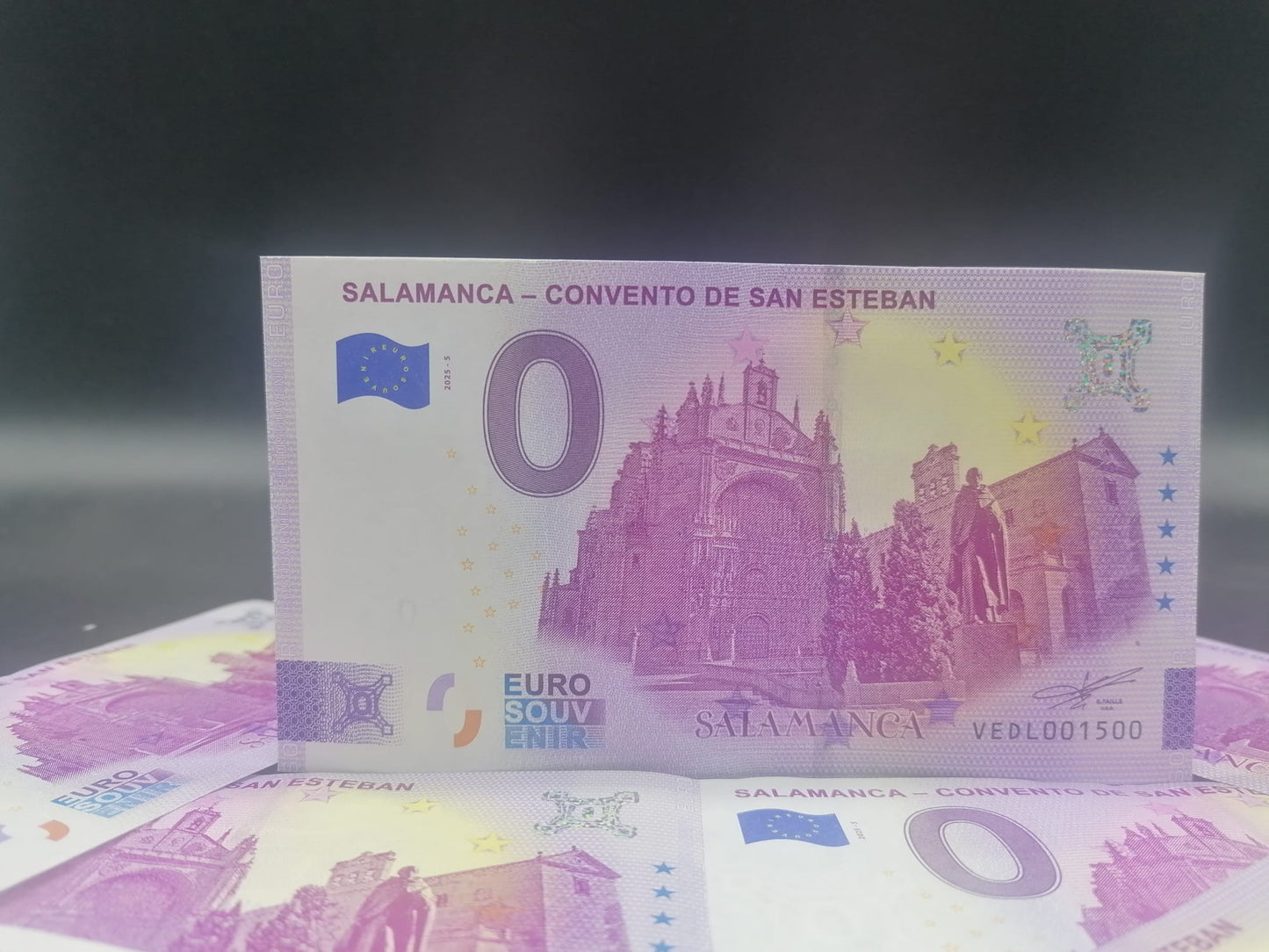 Billete Euro Souvenir - SALAMANCA CONVENTO SAN ESTEBÁN version normal 2025