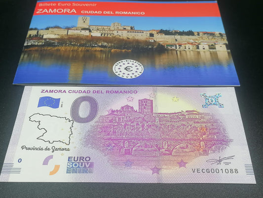 Edición 2018-1 Zamora Ciudad del Románico con sello mapa