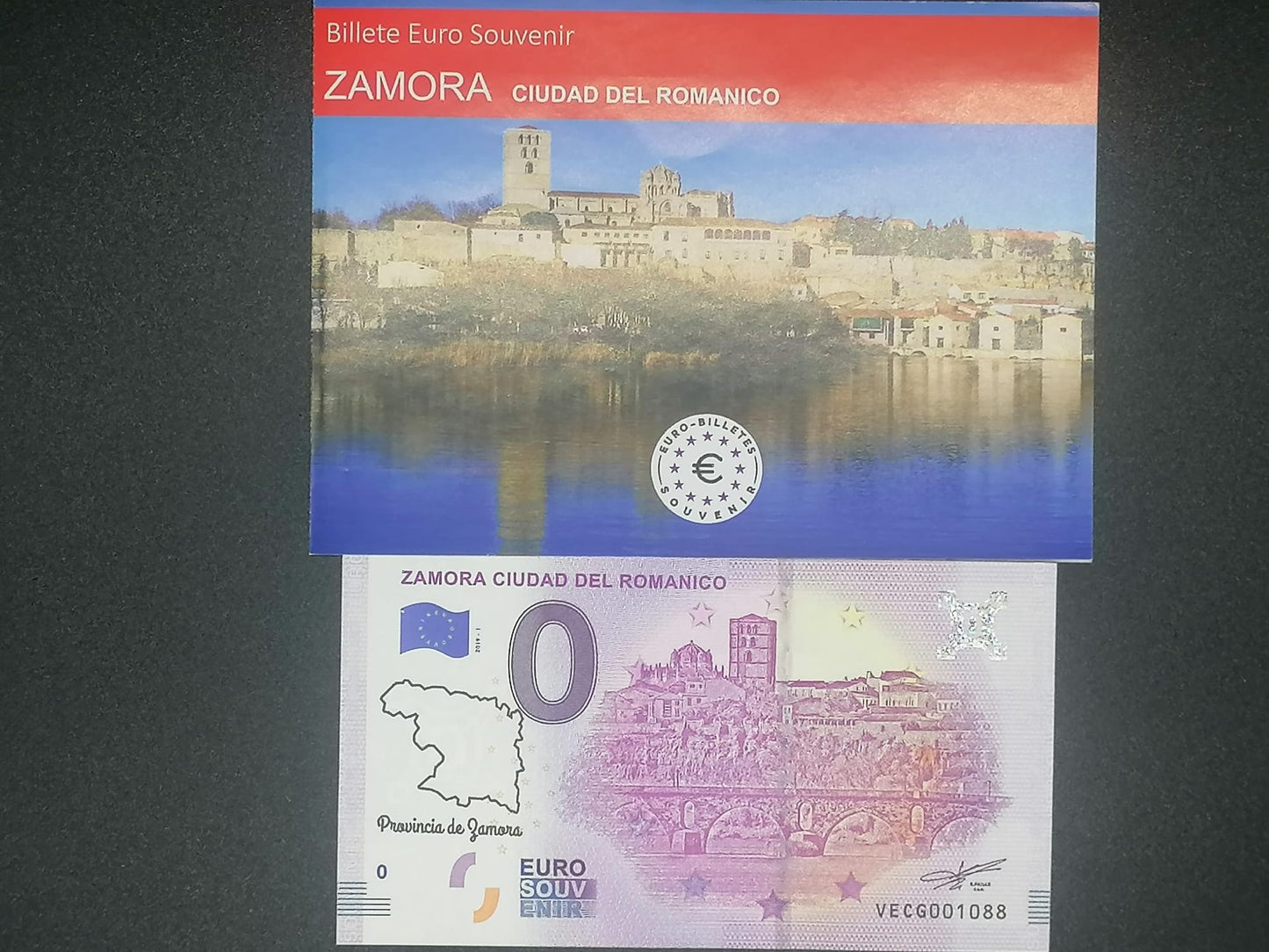 Edición 2018-1 Zamora Ciudad del Románico con sello mapa