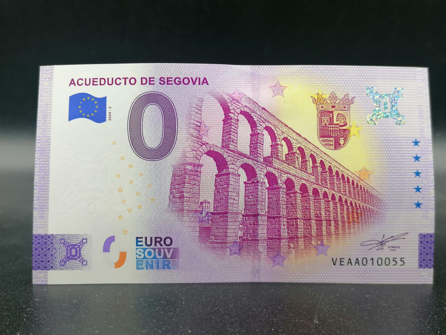 Billete Euro Souvenir - ACUEDUCTO DE SEGOVIA 2024.2