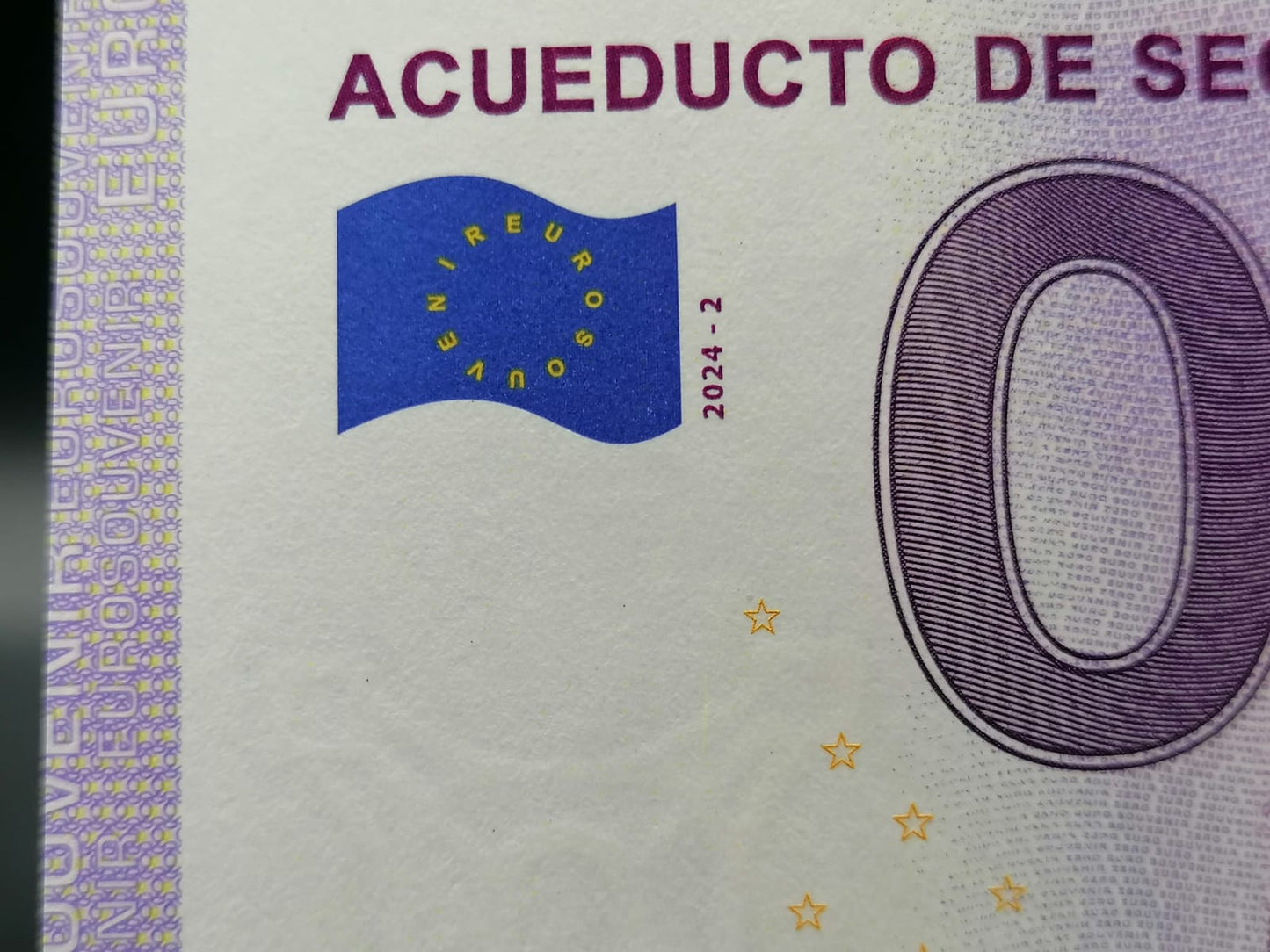 Billete Euro Souvenir - ACUEDUCTO DE SEGOVIA 2024.2