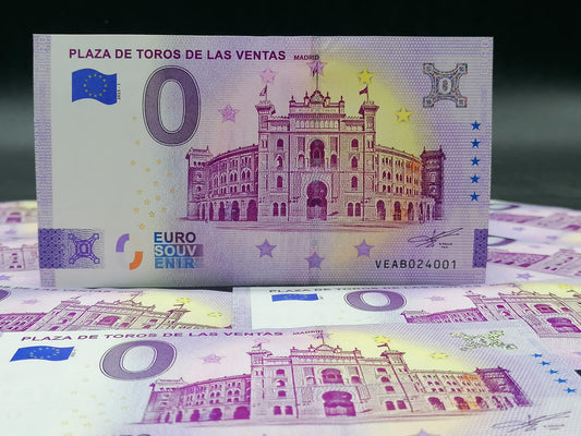 Billete Euro Souvenir - PLAZA DE TOROS DE LAS VENTAS 2023