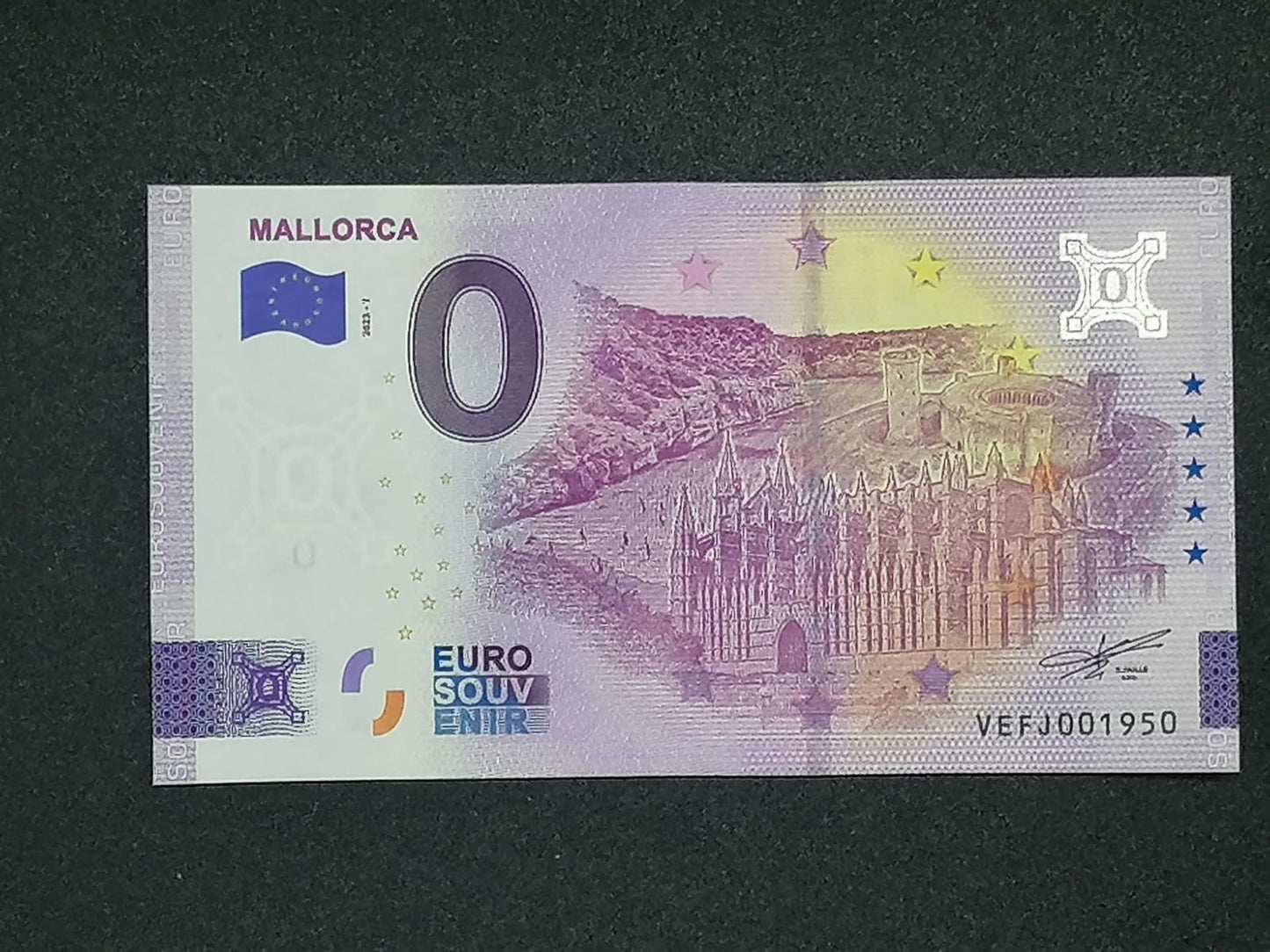 Billete Euro Souvenir - MALLORCA 2023.2