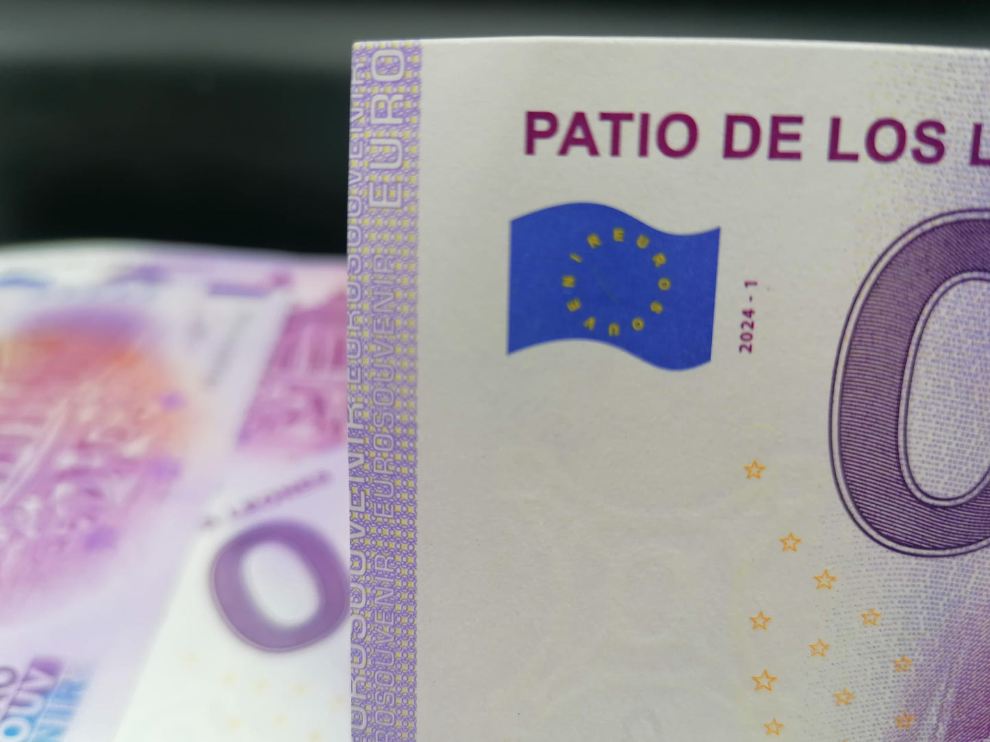 Billete Euro Souvenir Patio de los Leones 2024