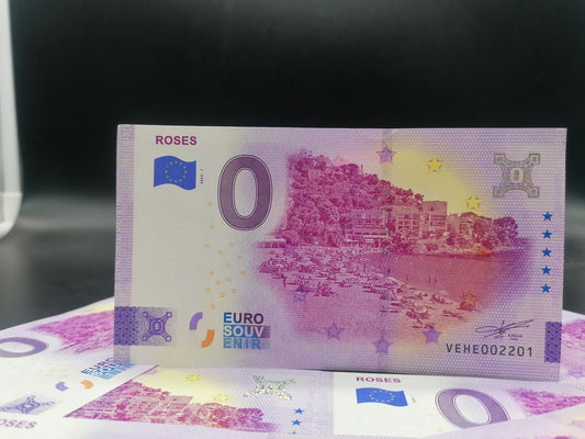 Billete Euro Souvenir ROSES 2024
