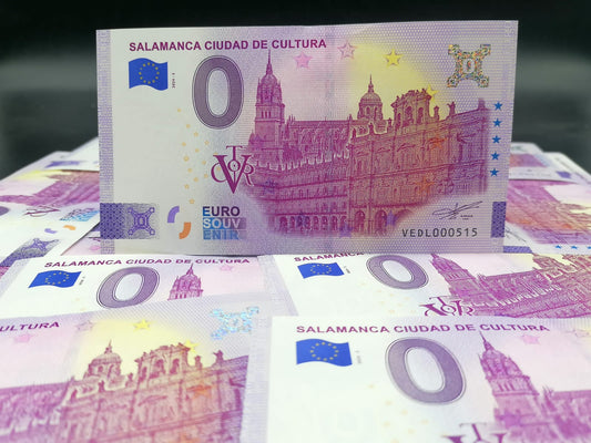 Billete Euro Souvenir - SALAMANCA CIUDAD DE CULTURA 2024