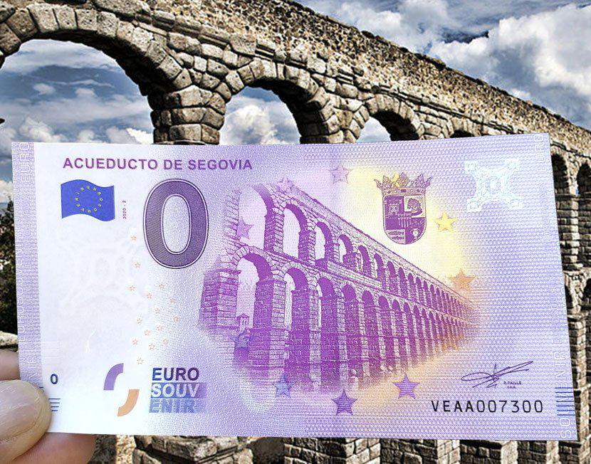 Billete Euro Souvenir - ACUEDUCTO DE SEGOVIA 2020