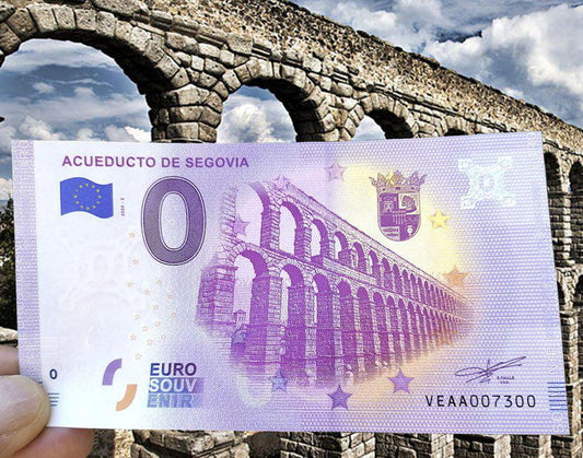 Billete Euro Souvenir - ACUEDUCTO DE SEGOVIA 2020