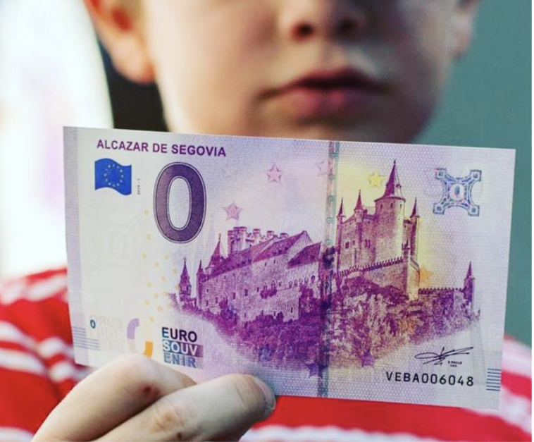 Billete Euro Souvenir - ALCÁZAR DE SEGOVIA 2019