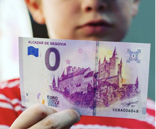 Billete Euro Souvenir - ALCÁZAR DE SEGOVIA 2019
