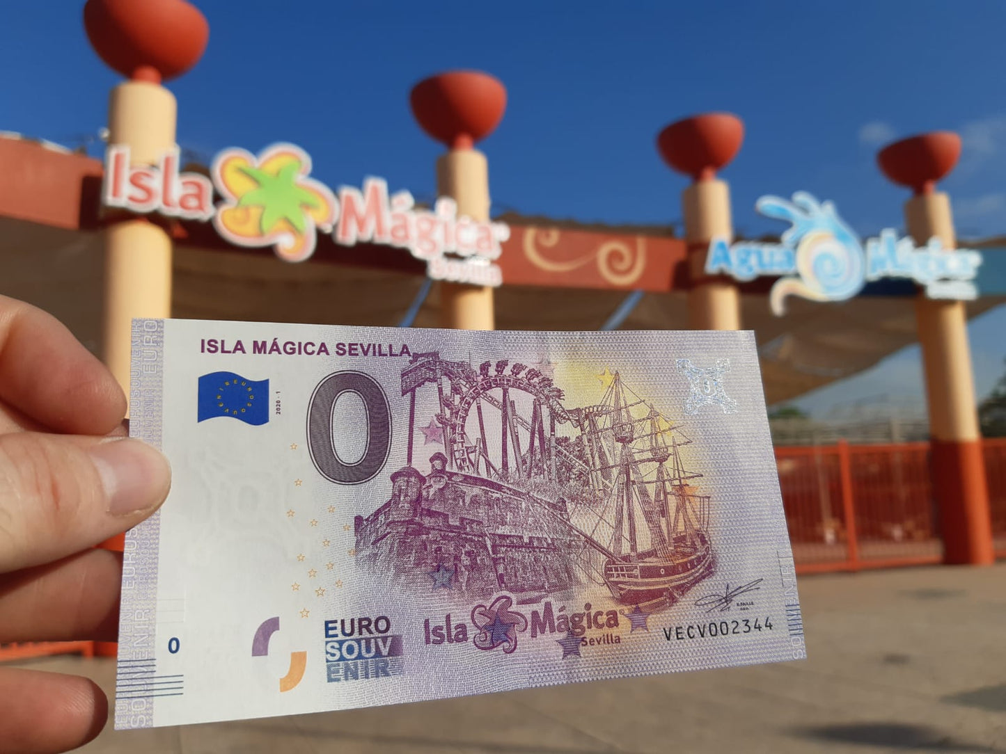 Billete Euro Souvenir - ISLA MÁGICA SEVILLA 2019.1