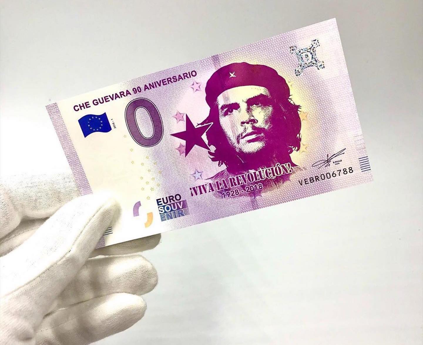 Eurosouvenir Che Guevara Ticket 90º Aniversário
