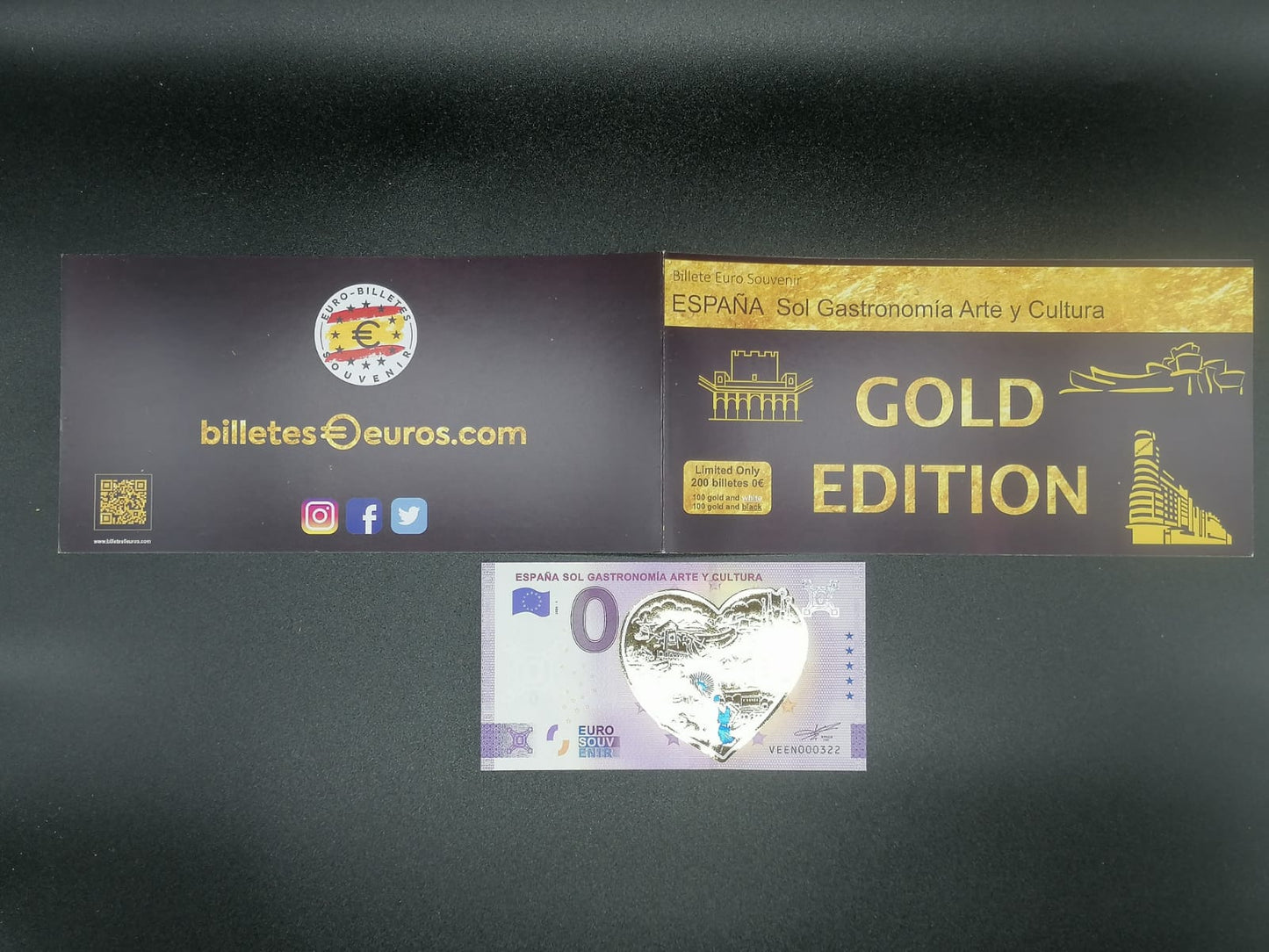 Edición Collectors 2021 España Sol Gastronomía Arte y Cultura version GOLD normal BLANCO