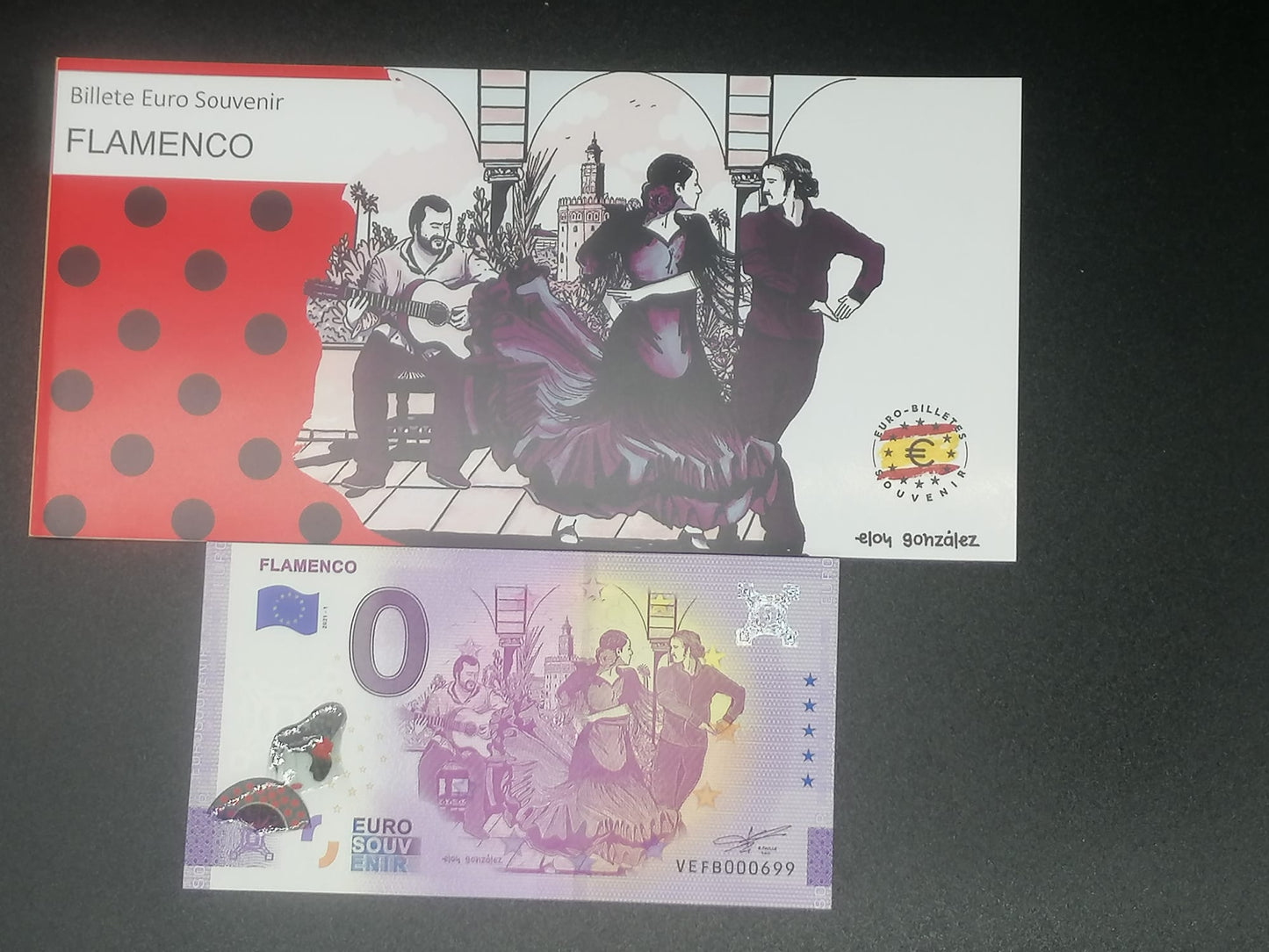 Edición Collectors 2021 Flamenco en Díptico sellado relieve bailarina y abanico