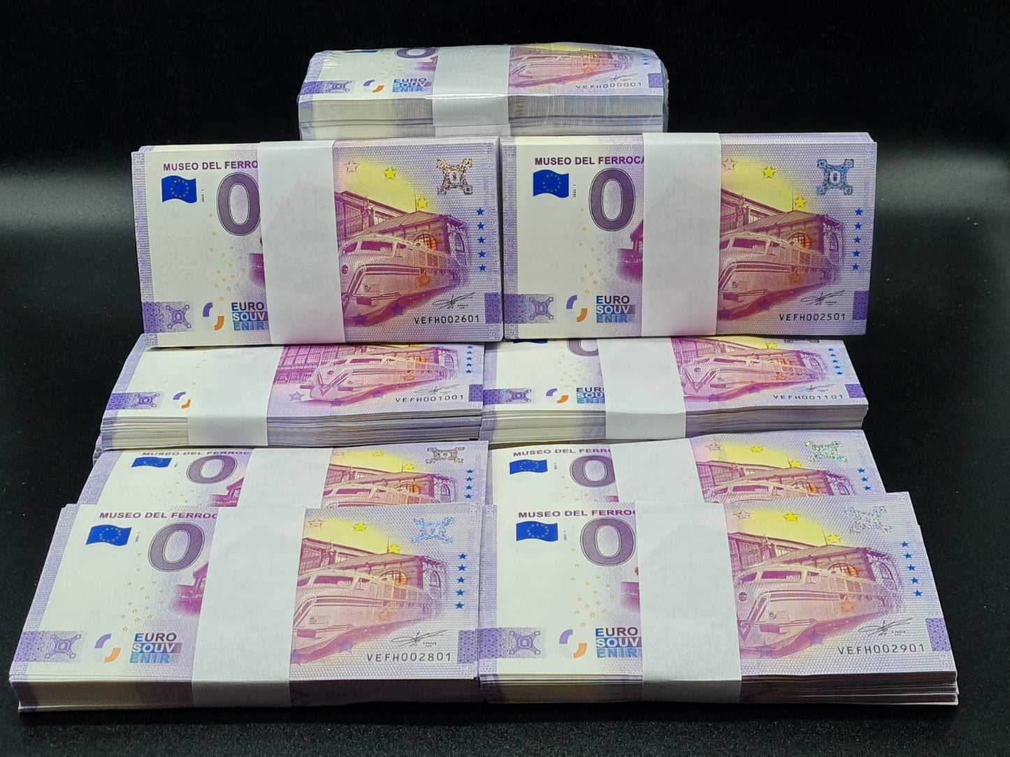 Billete Euro Souvenir - MUSEO DEL FERROCARRIL 2022