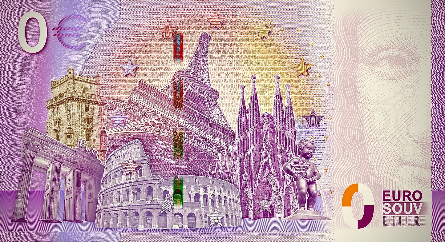 Billete Euro Souvenir - ISLA MÁGICA SEVILLA 2019.1