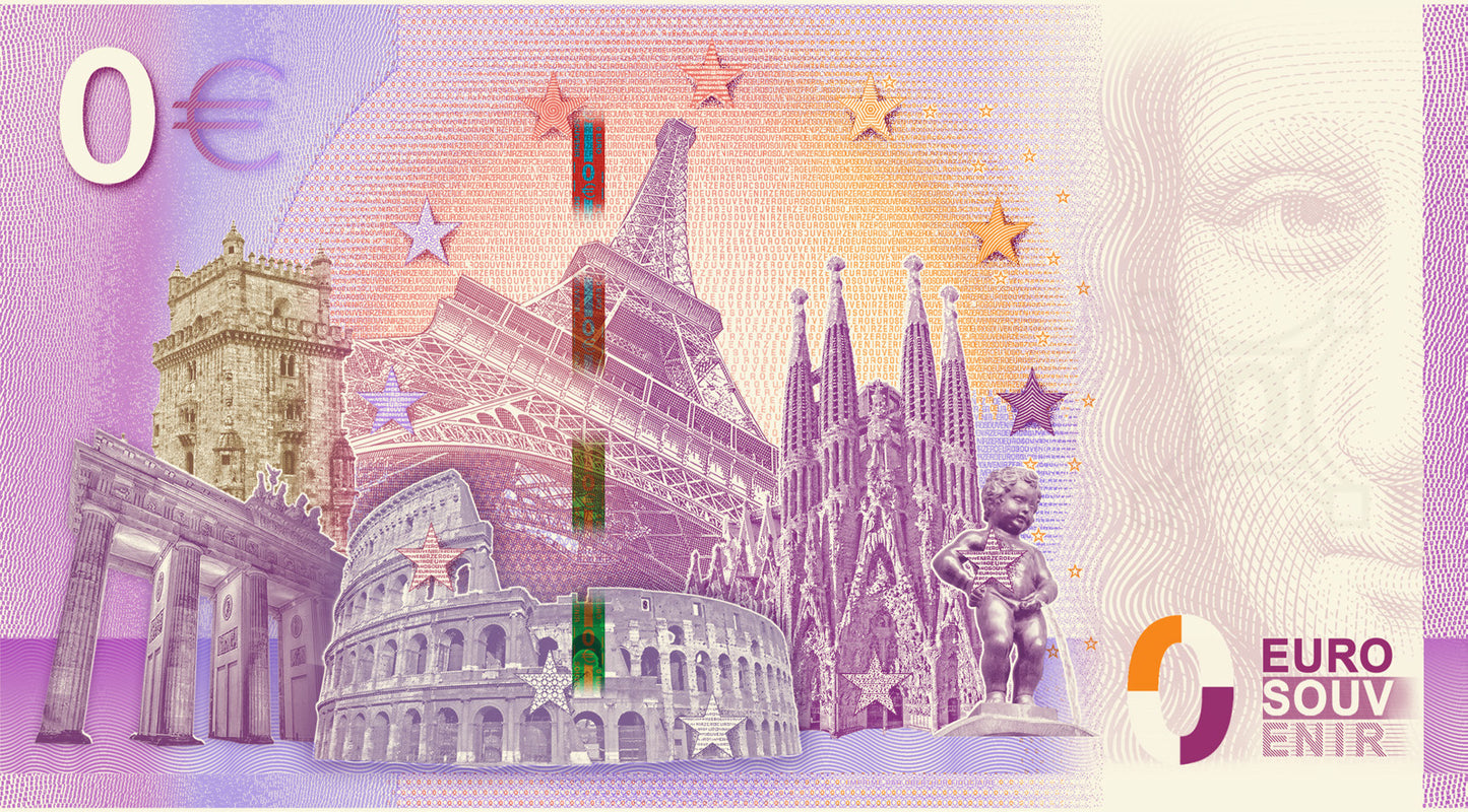Nota de banco Eurosouvenir Monestir de Sant Llorenç