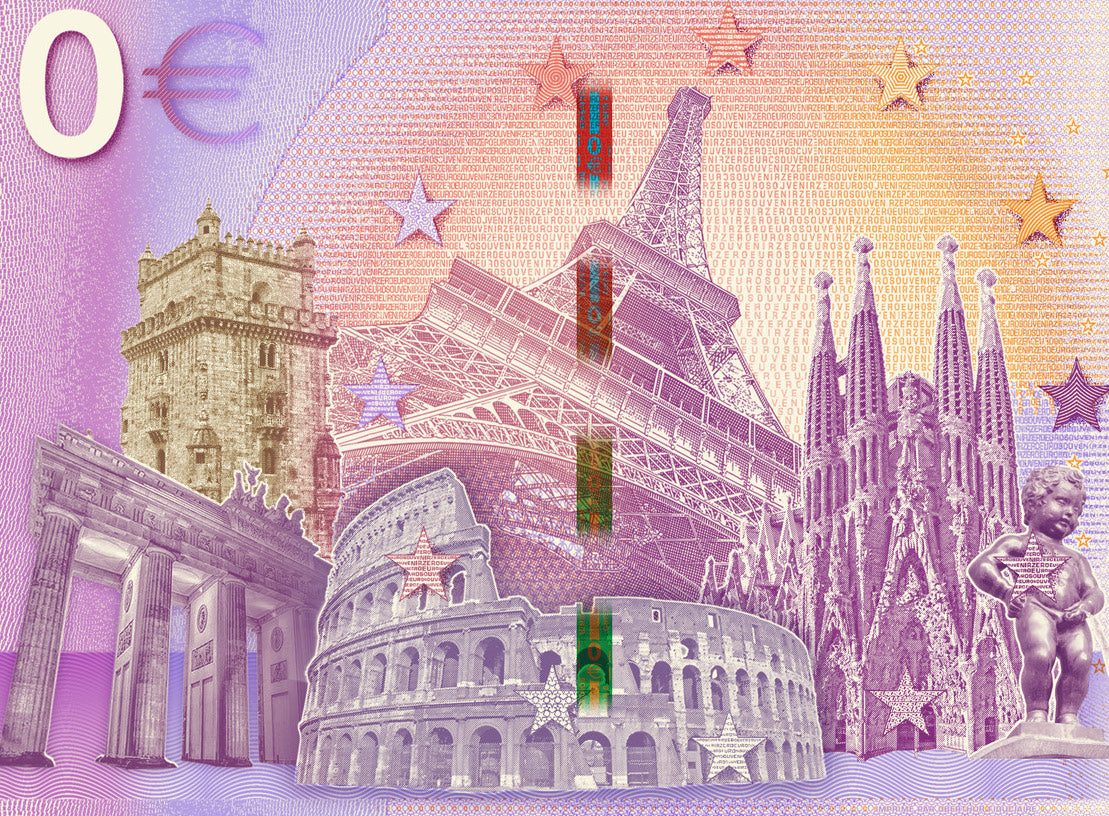 Billete Euro Souvenir - CATALUÑA EN MINIATURA 2019