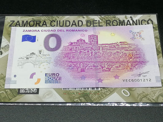 Edición 2018-1 Zamora Ciudad del Románico con sello ciudad