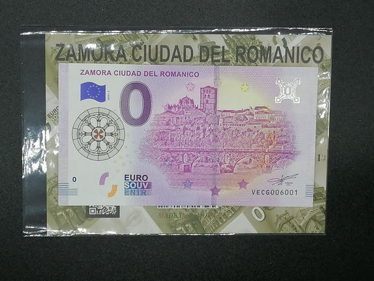 Edición 2018-1 Zamora Ciudad del Románico con sello relieve